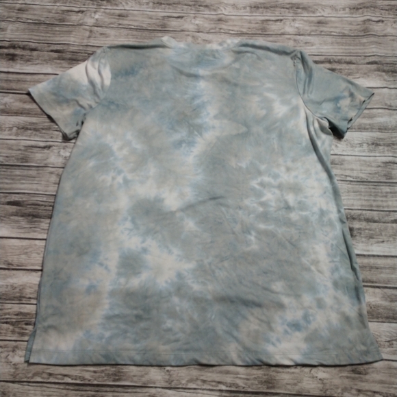 Women's XL Charlotte Russe Ride Or Die Tie Dye Buttery Soft Loose Fir T-shirt Gr - Picture 5 of 6